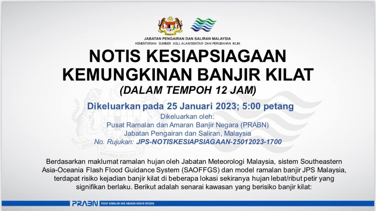 Notis Banjir