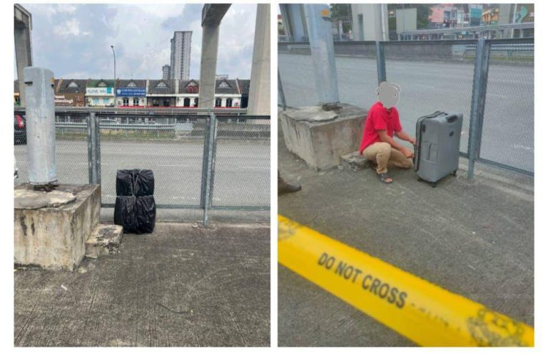 Ingatkan bom, rupa-rupanya beg gelandangan…