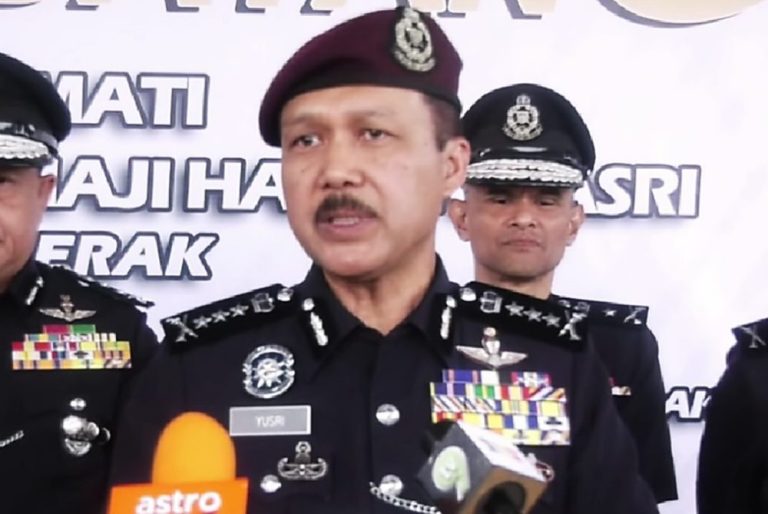 Anggota polis kritikal jatuh bangunan