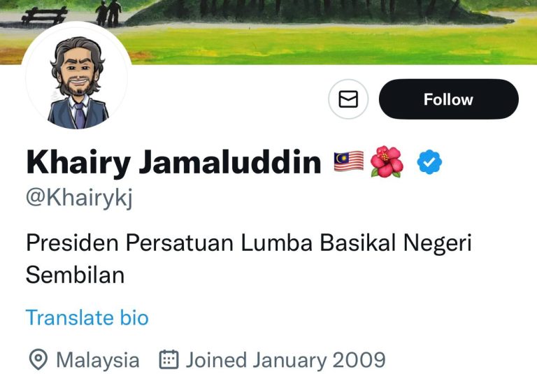 KJ kini hanya Presiden Persatuan Lumba Basikal Negeri Sembilan