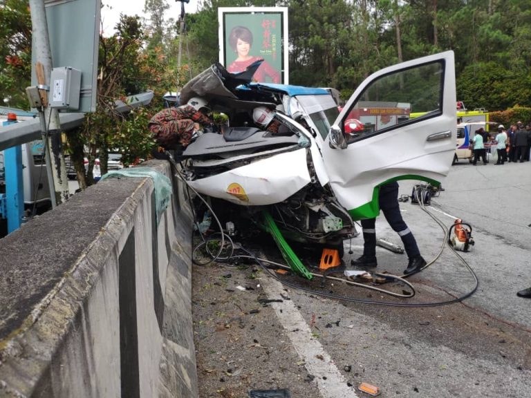 7 disahkan maut nahas van persiaran turun Genting Highlands