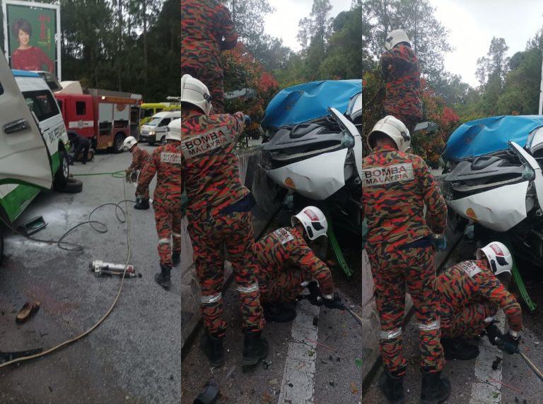 6 maut van persiaran terbabas ketika turun Genting Highlands