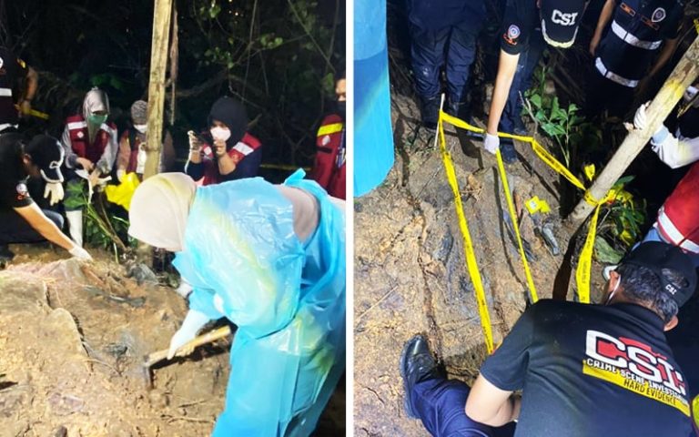 Kelar suami kekasih, tanam mayat belakang banglo