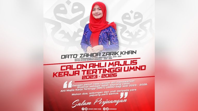Pengalaman jadi taruhan Zahida tanding Ahli MKT Umno